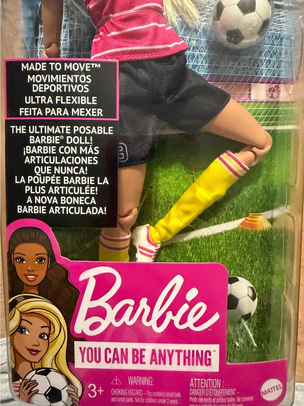 Barbie soccer doll